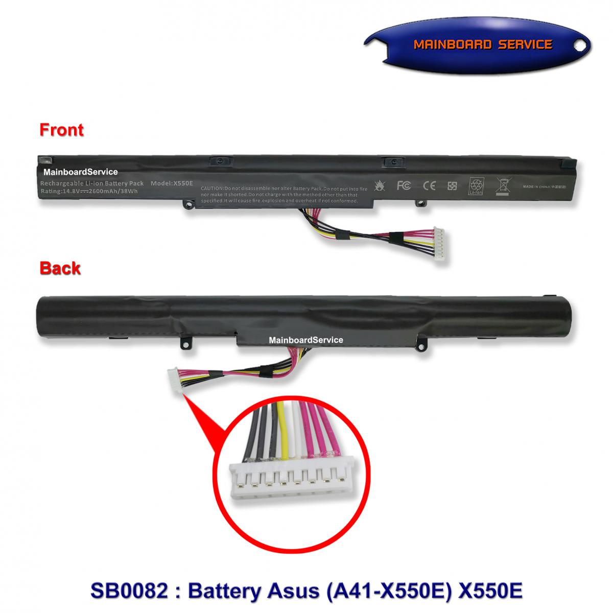 BatteryAsus(ORG)(A41-X550E)X550E,X550DP,X550Z,X550ZE,X550D,X550DP